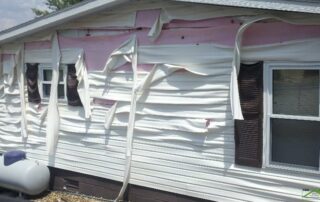 melted-siding-before - Siding Pros Of Idaho