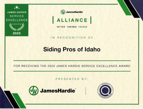 Siding Pros of Idaho Named 2025 James Hardie Service Excellence Award Winner
